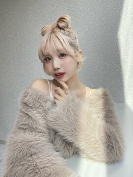 天神美容室 『福岡美容室/ayana』韓国ヘア/学割/当日予約/ベージュカラー