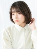 髪質改善カーキベージュハンサムショートボブd小山20代30代40代