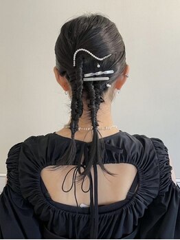 カンナ オーガニック ヘアデザイン(CANNA ORGANIC & HAIR DESIGN)の写真/大切な日を華やかに演出＊お客様の雰囲気に合わせて、一味違ったヘアアレンジをご提供◎［CANNA/代官山］
