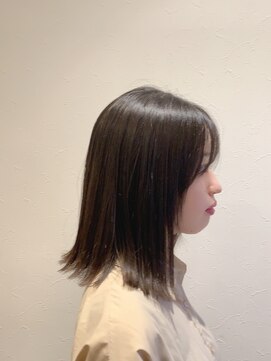 ヘア アンド フェイス トコ(Hair&Face toco) 切りっぱ外はねボブ