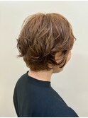 くせ毛風ショート