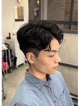 スイッチ(men's SWITCH) 大分メンズラルフカールスパイラルパーマ刈り上げショート