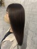 カット＋透明感/艶カラー＋カシミア4stepTM￥16900