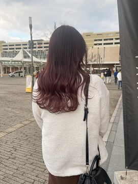 コワファースト 大分(COIFF1RST) ピンクパープルカラー