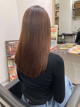 エルプラスヘアー 平尾店(L+hair) （30代）ナチュラルセミロング【トリートメントでくせ毛改善】