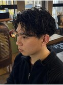 鹿児島センターパート波巻きパーマッシュツイスパメンズパーマ
