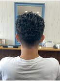 メンズ強パーマ