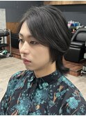 メンズ/ウルフ／ニュアンスパーマ／押上