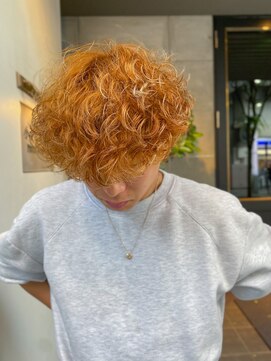 レフ(LEF) ライトブラウン/プードルパーマ/癖毛風カール/海外風/ケアパーマ