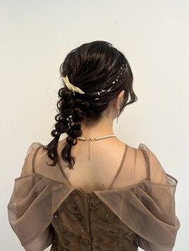 ルピナス(Lupine.) 【Honoka】ツイン編みおろし♪