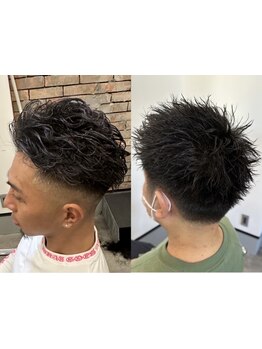 メンズも通いやすいサロン！セットが楽！ノーセットでもキマる！そんなスタイルをお届け！