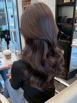 ディフィーノ 青山(DIFINO) 艶髪ウェーブ/髪質改善/透明感カラー/ダークブラウン