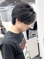 リベル(LIBER)&nbsp;[ドライヤー3分でキマる】センターパート×ニュアンスパーマ