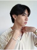 ツイストスパイラルパーマ波巻きスパイラル刈り上げマッシュ