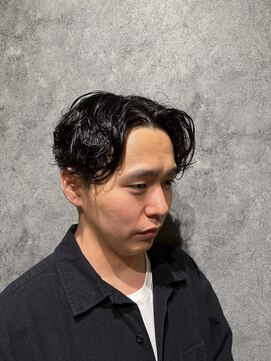 ドゥーエン 緑橋店(DoEN) センターパート×シャドウパーマ