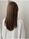 【LASIA大分/牧駅徒歩5分】艶ストレート/オリーブベージュ
