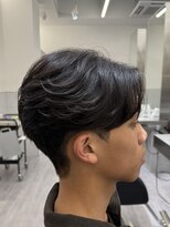 ビカムメンズヘアー 栄店(become men's hair)&nbsp;曲がる縮毛矯正/センターパート/名古屋