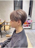 ミルクティーベージュ×艶感マッシュ