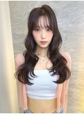 オリーブグレー/ボブ/顔周り/小顔/レイヤー/髪質改善/縮毛矯正