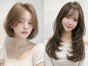 ノア 三宮店(NOA)の写真/再現性の高さが人気◎印象が変わる顔まわりカット