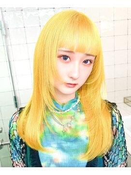 フウ(fuh) イエロー/イエローカラー/ビビットイエロー/ハイトーン