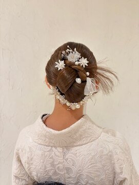 バサラ 大阪梅田店(VASARA) 着物 へアメ ロング タイト カチモリリボン 大阪