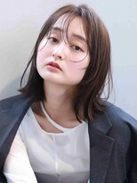 ムウ 難波(MOU)&nbsp;クールショートボブ前髪イメチェンピンクベージュ30代40代50代