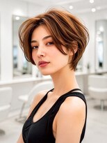 ルービック 高槻(Rubik's) 大人可愛い小顔ショートボブ×透明感カラー