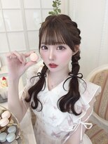 リルミー ミュエナ 大須 矢場町(Lilme myuena)&nbsp;ダークパープル/ナチュラルショート/ミルクブラウン/夏/名古屋