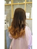 シャルメ 亀有(CHARMER) ワンブリーチでナチュラルグラデーション