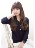 【Wish Hair】大人グラム耳かけカール斜めバング