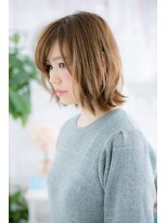 ミック ヘアアンドビューティー 大山店(miq  Hair&Beauty)&nbsp;外ハネ★無造作ミディ