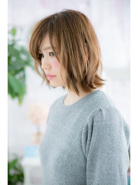 ミック ヘアアンドビューティー 大山店(miq  Hair&Beauty) 外ハネ★無造作ミディ
