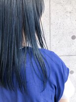 ア セカンド 清藤美容室第弐號(a sekand)&nbsp;[a sekand]ダークトーンのネイビーブルーカラー