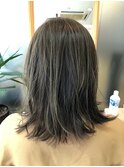 ミディアムブルーカーキアッシュ