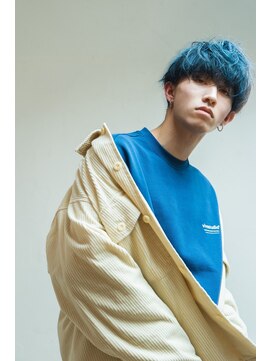 セカンドルーム ティーシーヘアー(2nd room TC hair) "人と違いをつける"ハイトーンブルーヘア