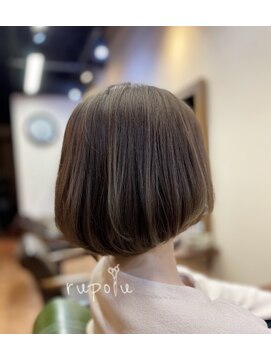 ルポル 大通店(rupolu) やわらかアッシュのマッシュボブ