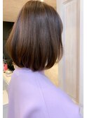 福山市パーマ人気ツヤツヤふんわりボブ^^ショートボブcaary