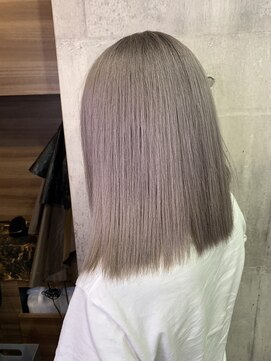 ラフ 難波店(LAFF) #黒髪#ボブルフ#ネビージュ#小顔#ワンレン