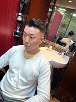 ヒロギンザ 新橋日比谷口店(HIRO GINZA)&nbsp;スリックバックon the スキンフェード