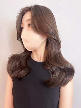 アイティーバイアルバム 藤沢店(IT by ALBUM) ココアブラウンワンホンヘア_グレージュカラーボブ_ba404641