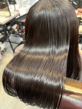 アディクト 東陽町西口(addict) うねりを抑える縮毛矯正＿髪質改善ツヤ髪＿ミディアム［東陽町］