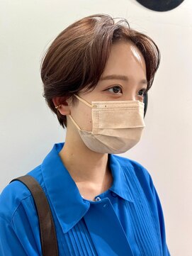 デート 下北沢(DATE) ダブルカラーミルクティーベージュカラーケアブリーチ韓国ヘア