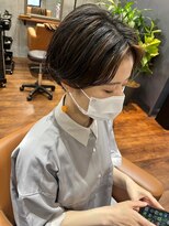 ロダット 横浜(LODAT by little) フェイスフレーミングブリーチなし小顔ショート【LODAT横浜】