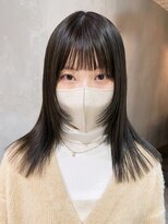 アイティーバイアルバム 北千住店(IT by ALBUM)&nbsp;オリーブグレージュフェイスレイヤーロング_ガーリー_ba444401