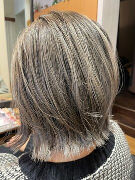 フレンズ 山鼻店(friend's) 髪質改善ハイライトカラーブリーチトリートメントバレイヤージュ