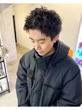 ワンインチ(1 inch) 【石鉢洋太】メンズパーマ/ピンパーマ/毛先パーマ