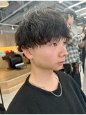 無造作パーマニュアンスパーマ刈り上げ東区松崎
