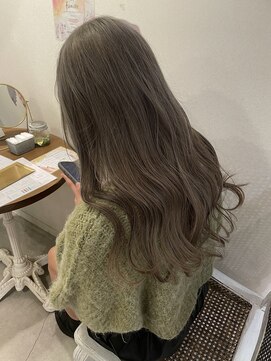 ドット ヘアー(dot.hair) Wカラー《ホワイトベージュ》