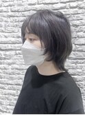 ブルーブラック×マッシュウルフ×暗めカラー【高嶋仰】